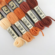 Tapestry Wool: Gold, Yellow, Rust, Medium-Brown